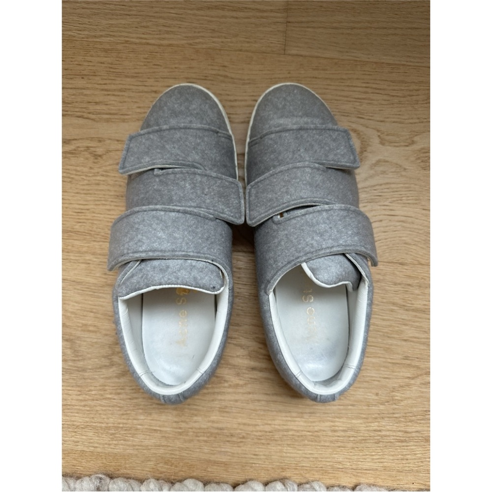Acne Studio Velcro Felt Sneakers Sz 38
